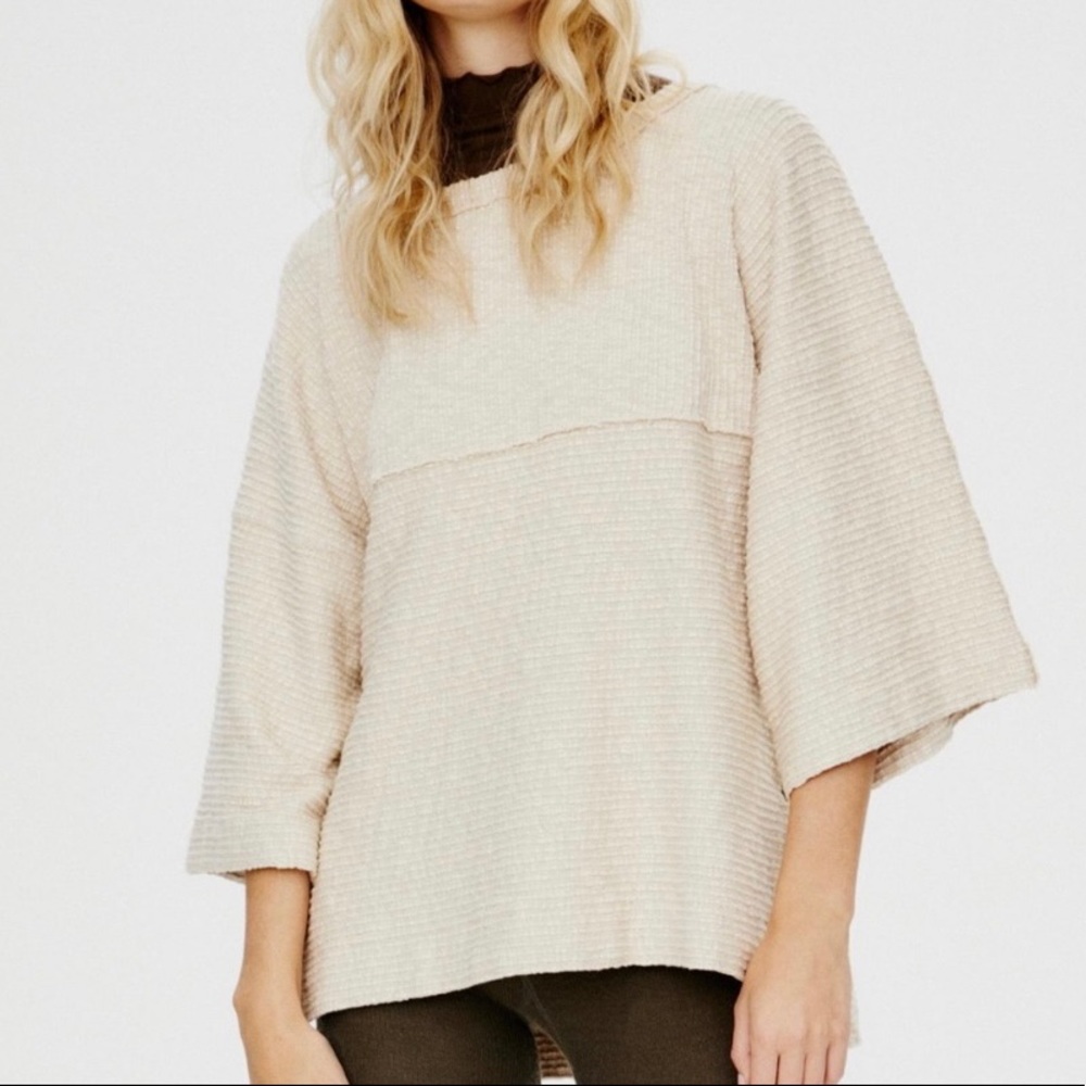 free people oversized black sweater